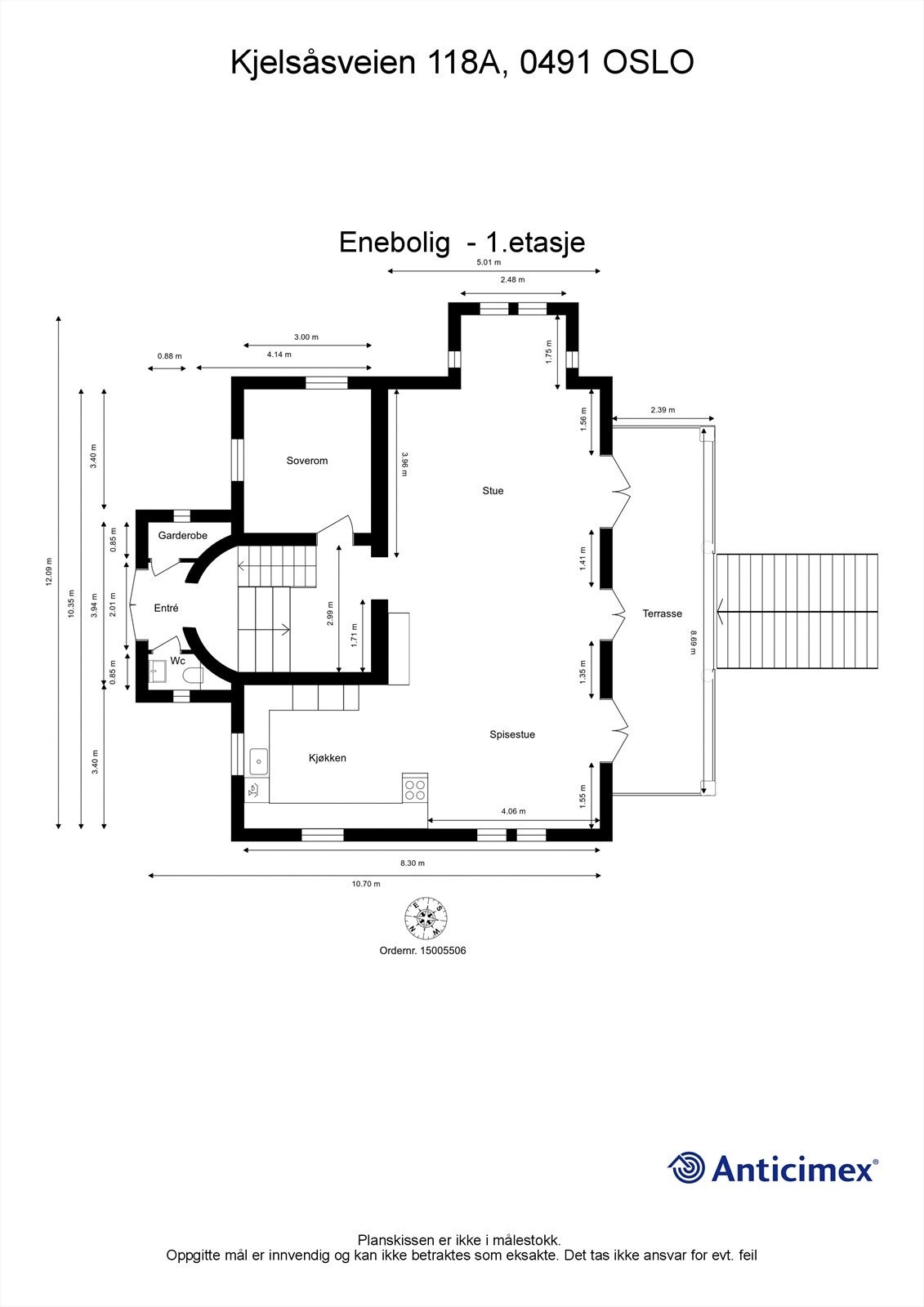 Plantegning plan 1 Galleribilde