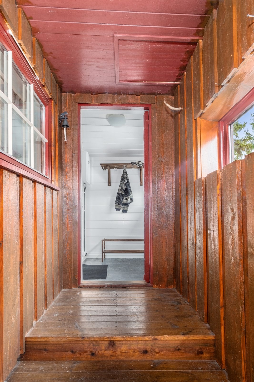 Overbygget inngangsparti. Galleribilde