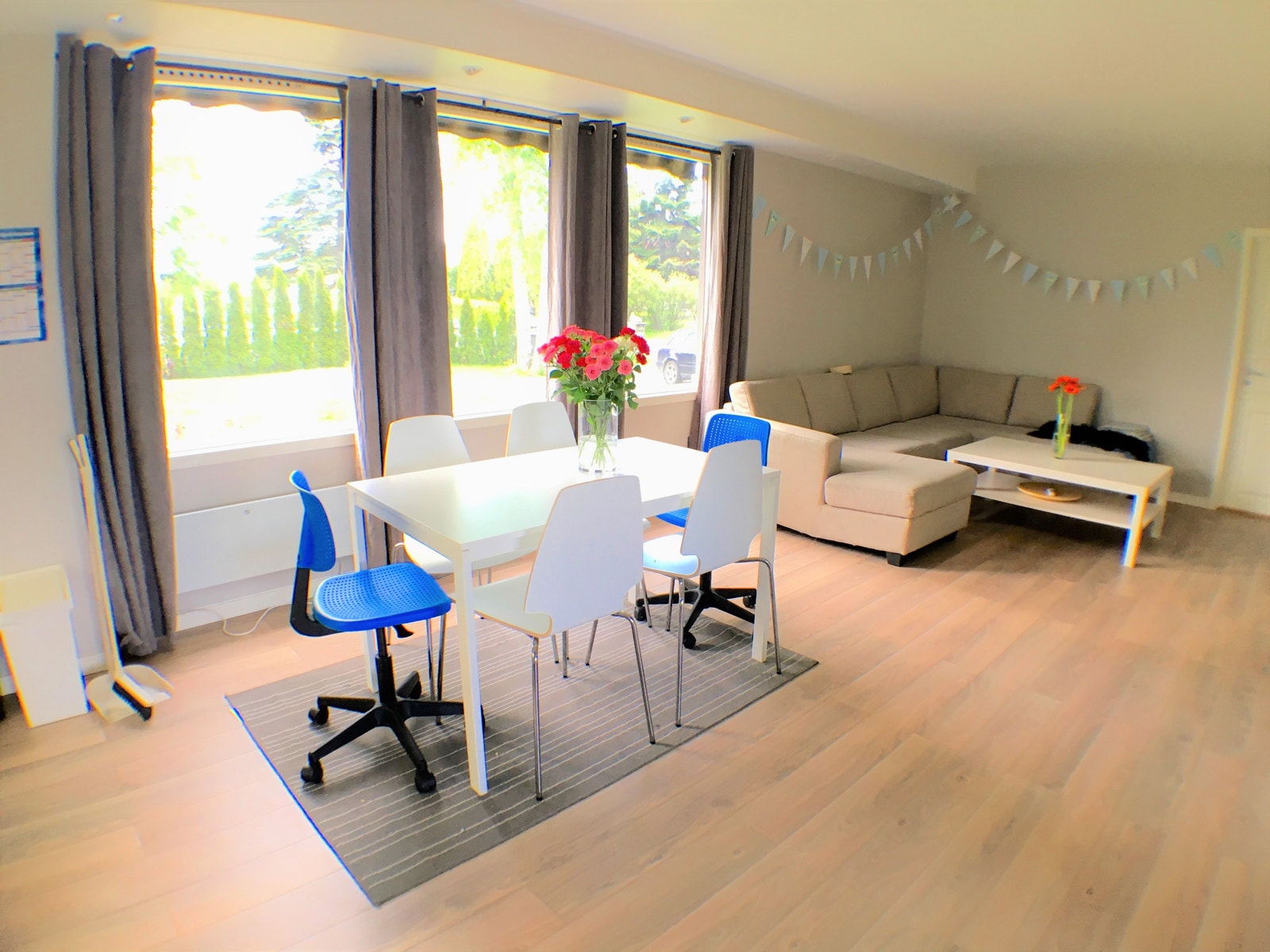 Stor stue og spiseplass Galleribilde