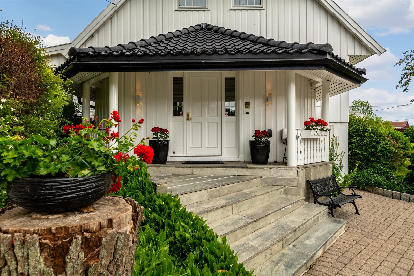 Utearealene er gjennomgående pent opparbeidet.. Galleribilde