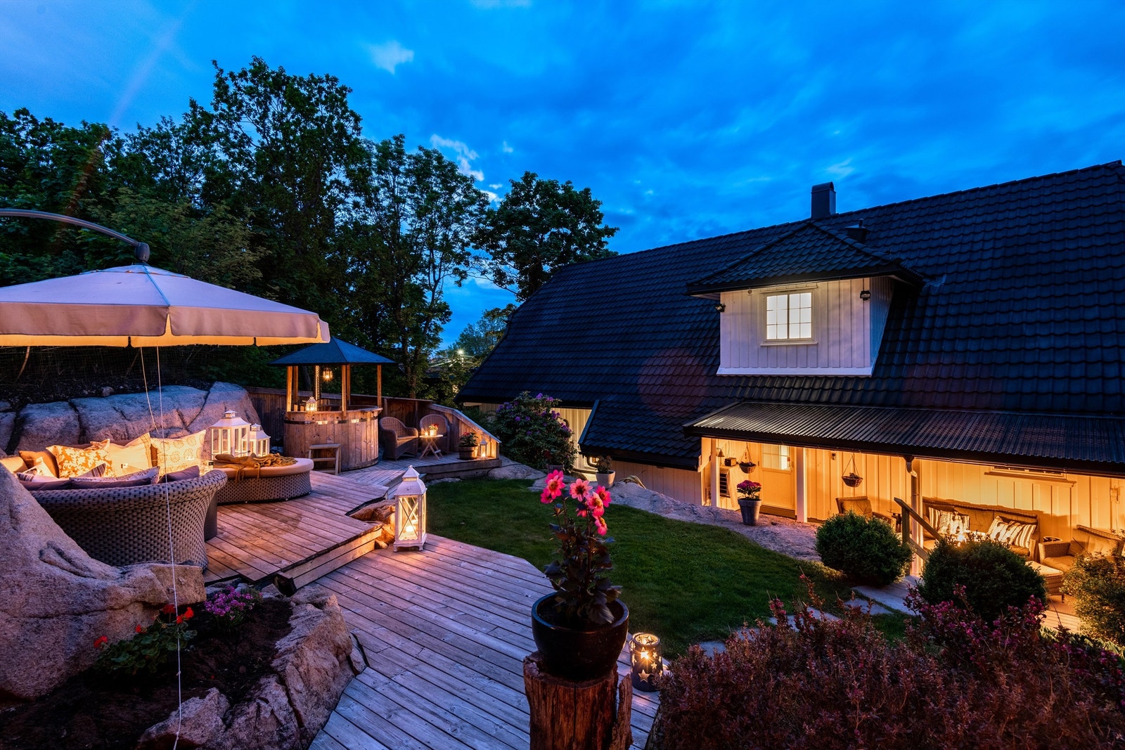 Her nytes deilige sommerdager fra morgen til kveld. Galleribilde