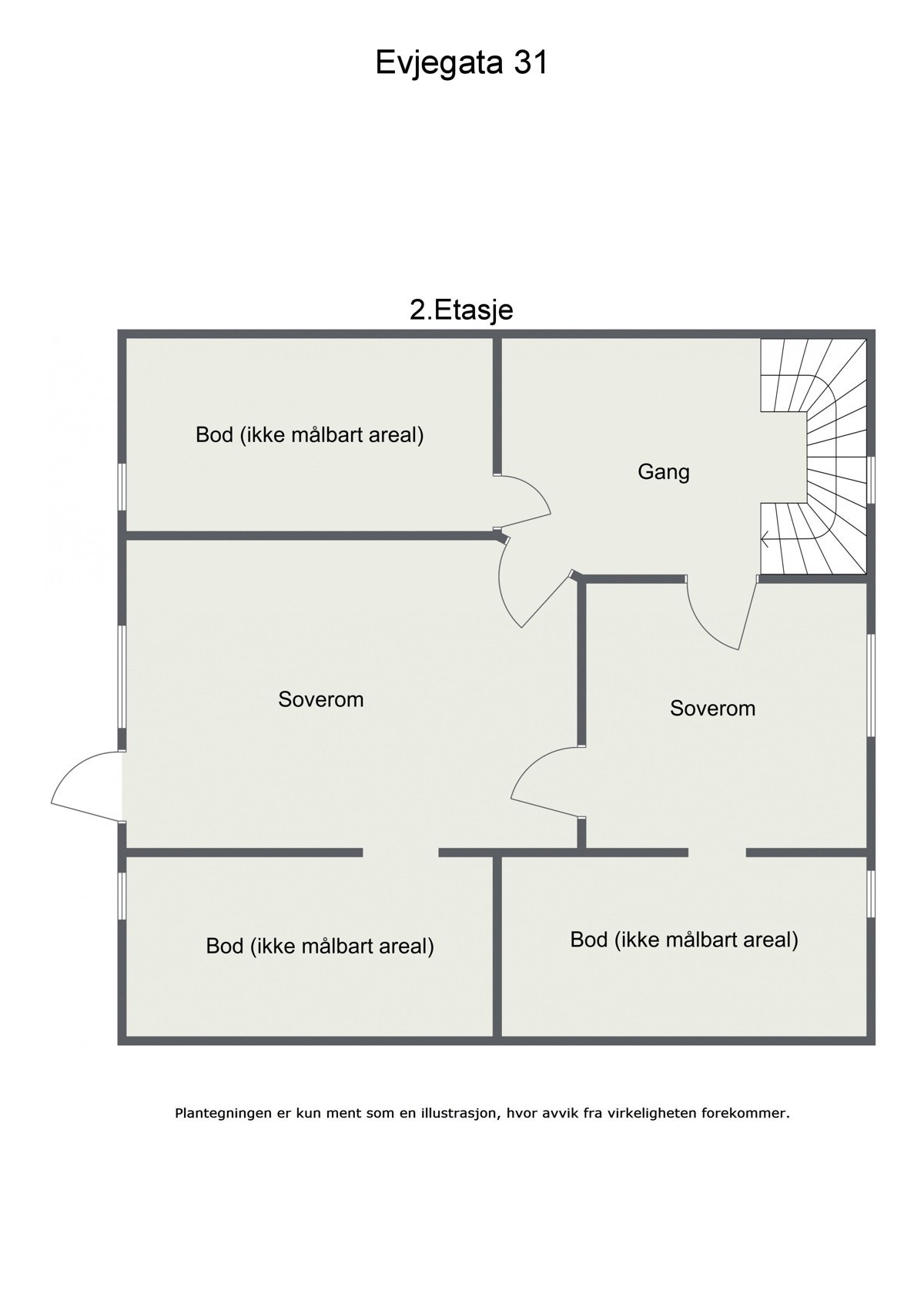 Plantegning 2. Etasje. Galleribilde