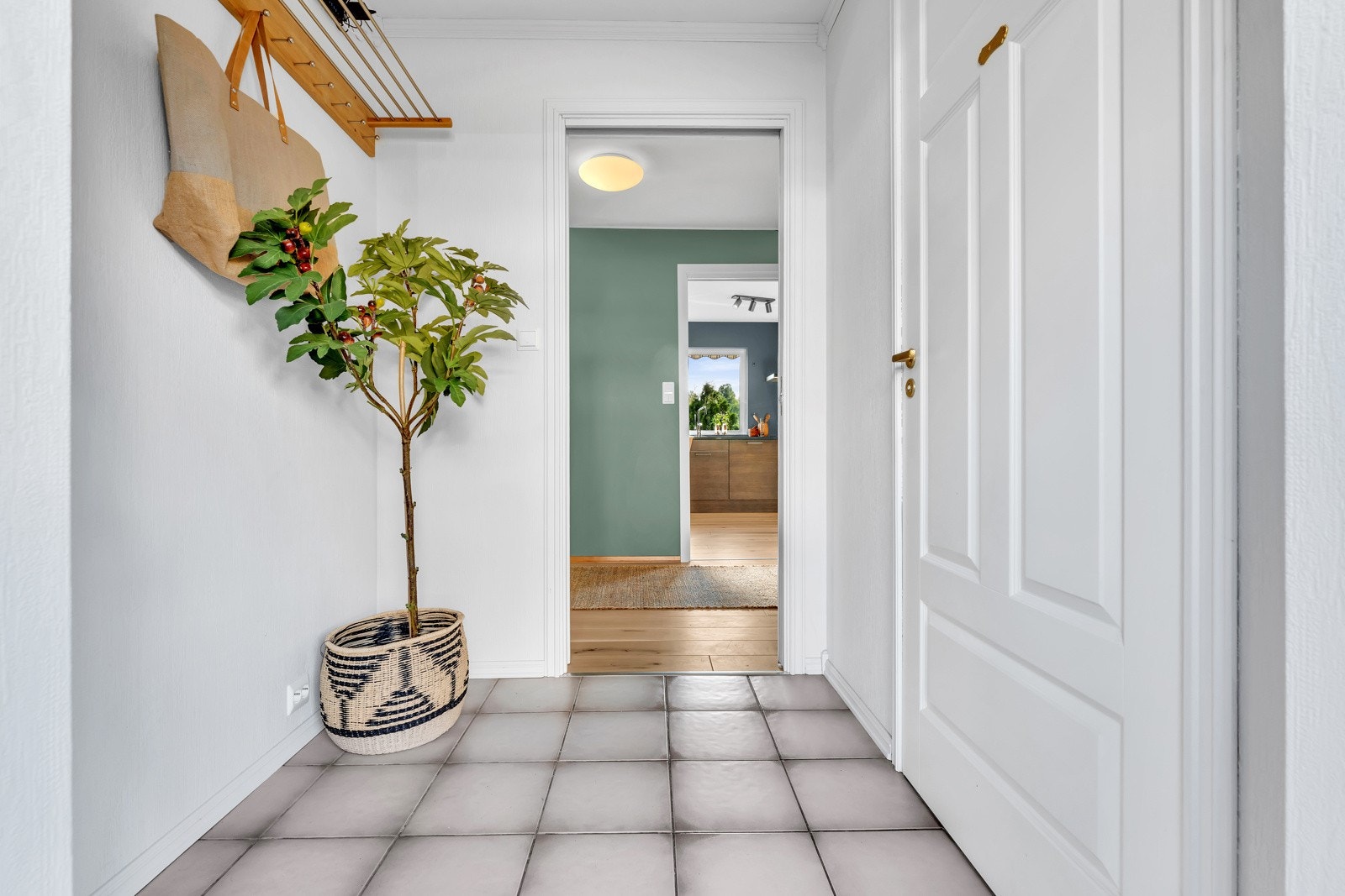 Entre/vindfang med wc-rom Galleribilde