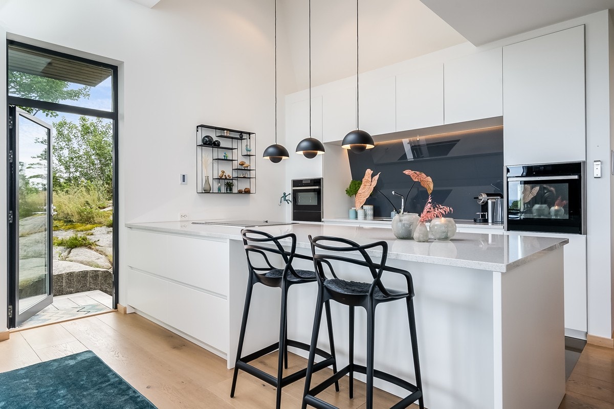 Kjøkkenet er av meget høy kvalitet og kostbar standard. Galleribilde