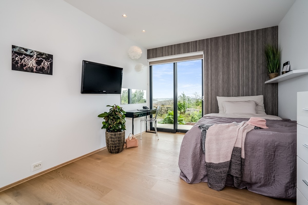 Soverommene er romslige og delikate. Galleribilde