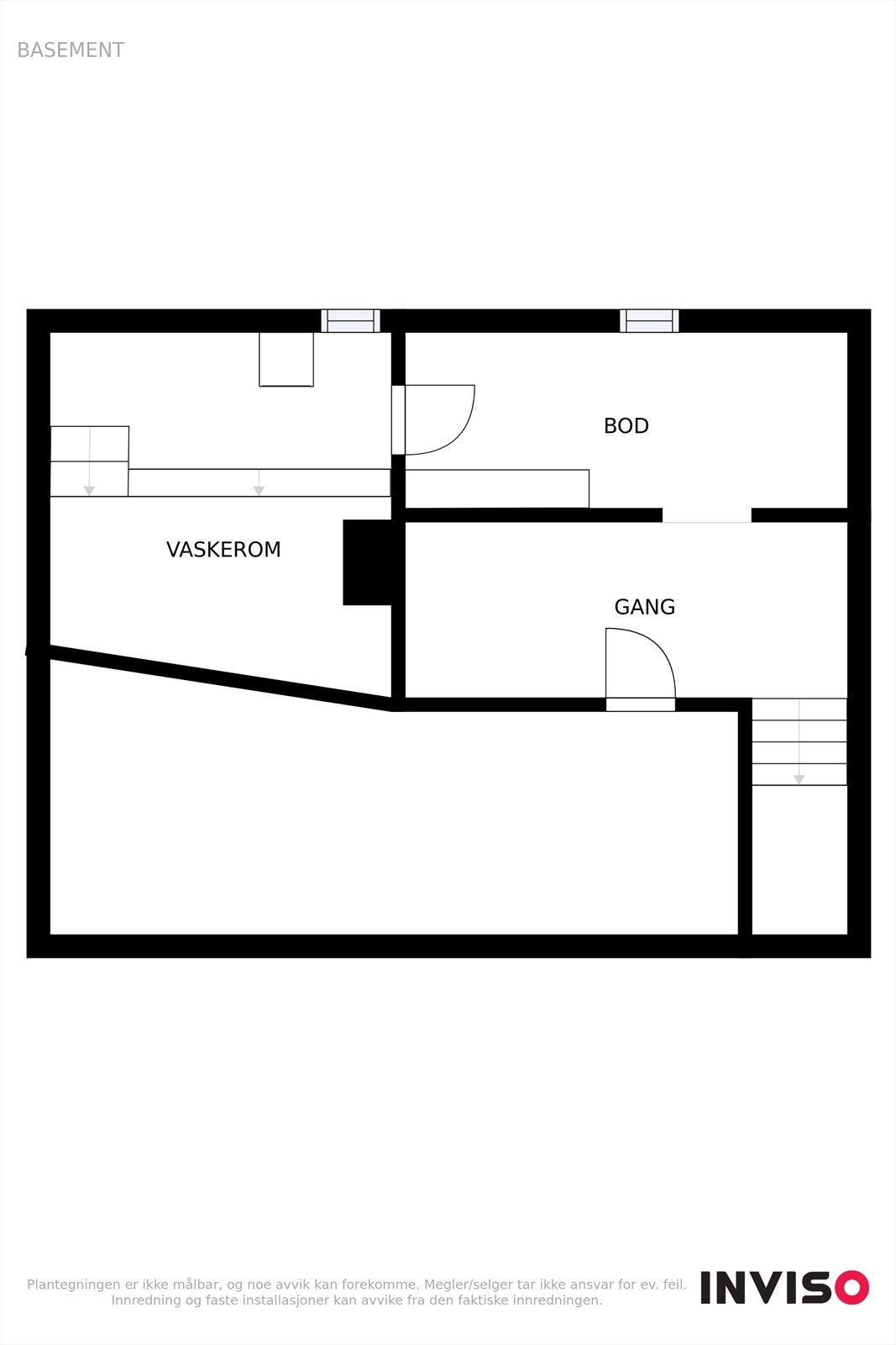 Plantegning u.etg. Galleribilde