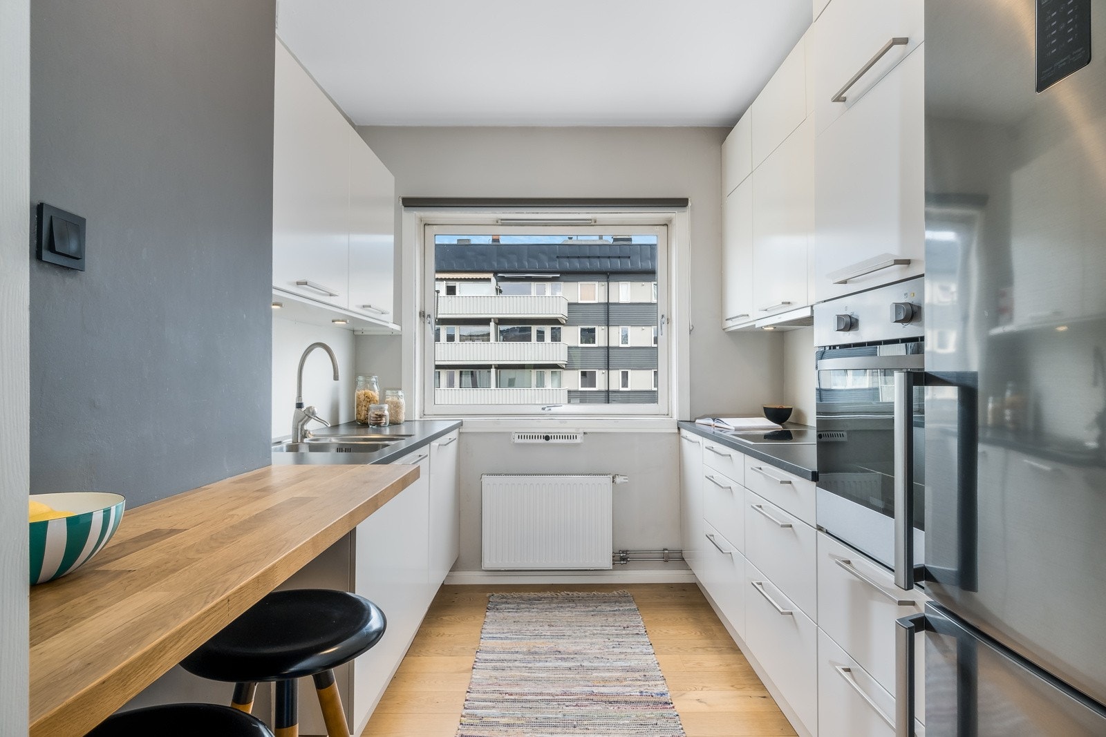 Tidløst kjøkken på 6,5 m².