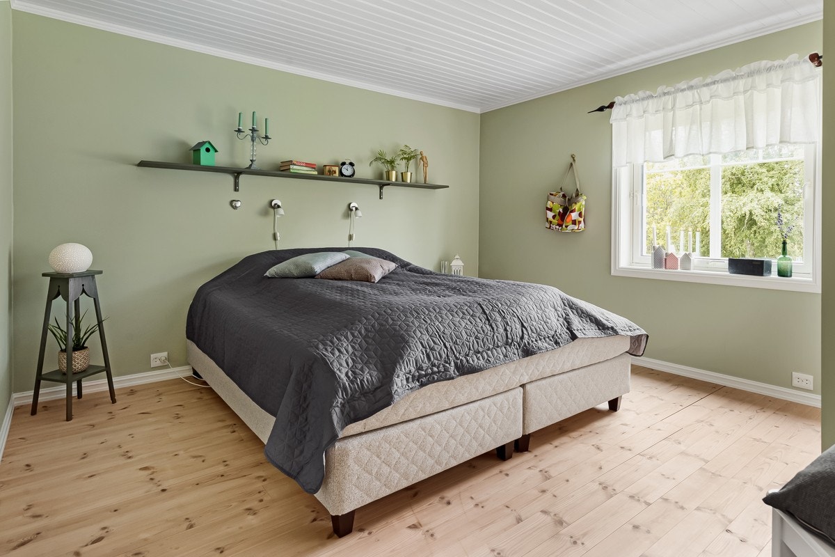 Om en velger soverom i toppetasjen, 2. eller 1. etasje, så er det mulighet for å våkne med fin utsikt og fuglesang. Galleribilde