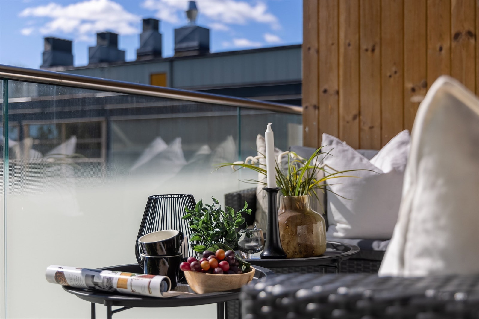 Detalj terrasse. Galleribilde