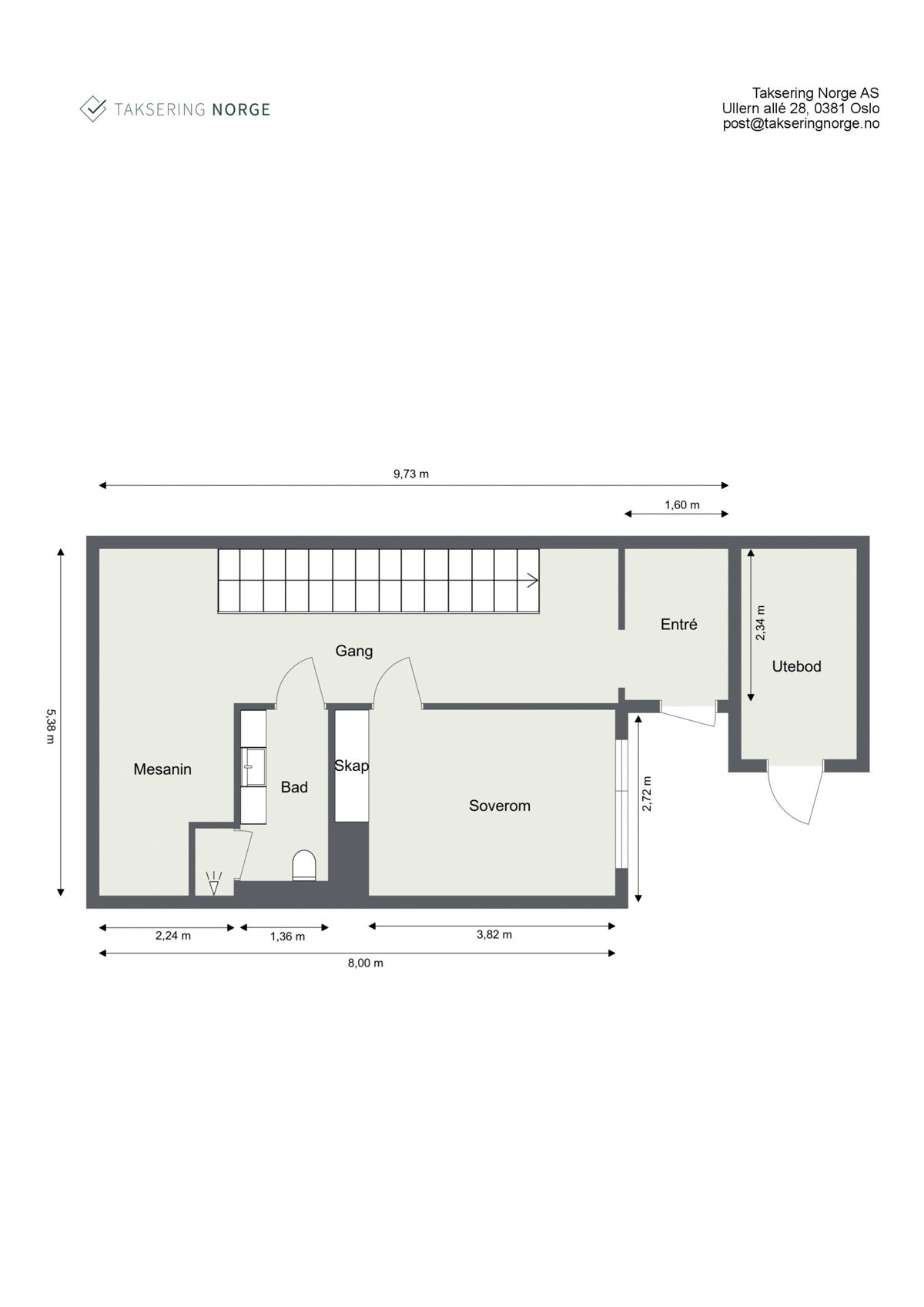 Plantegning - 1. etasje Galleribilde