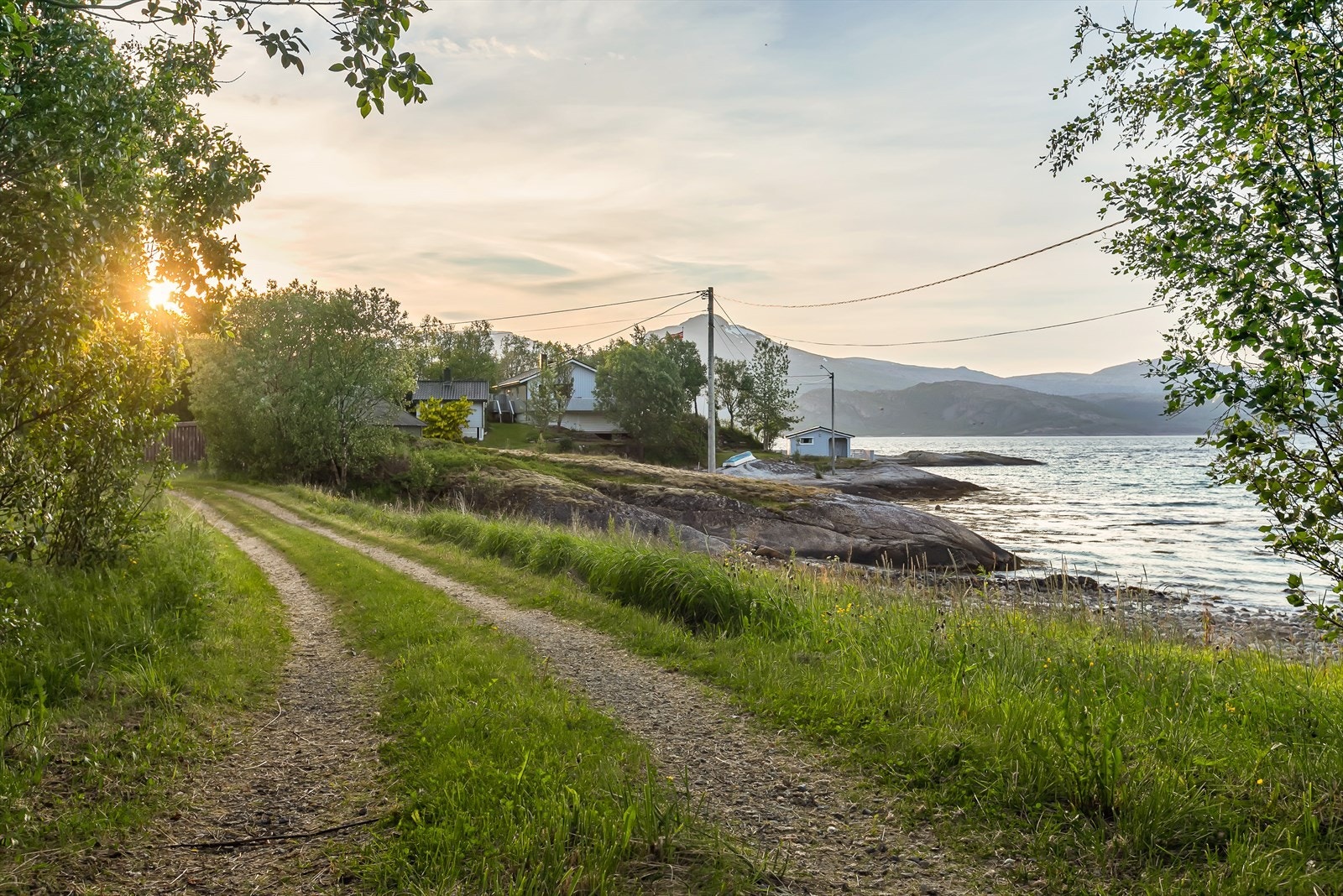 Kjørevei inn til eiendommen Galleribilde
