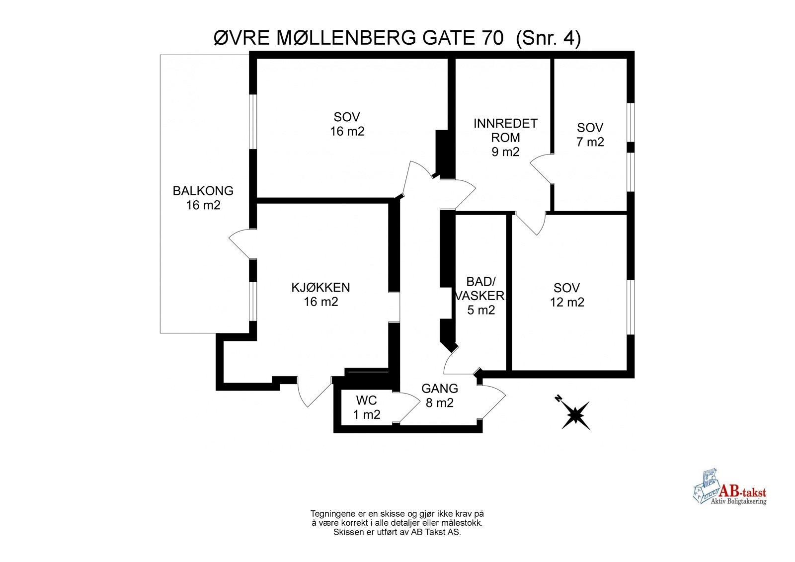 Planskisse Galleribilde