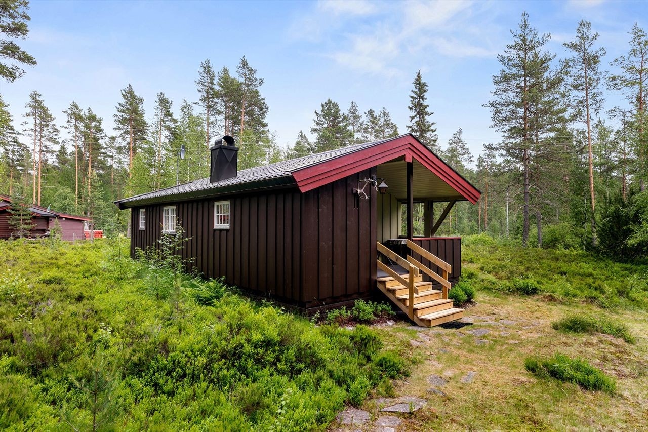 Idyllisk og velholdt fritidseiendom med tomt på over 2 mål. Galleribilde