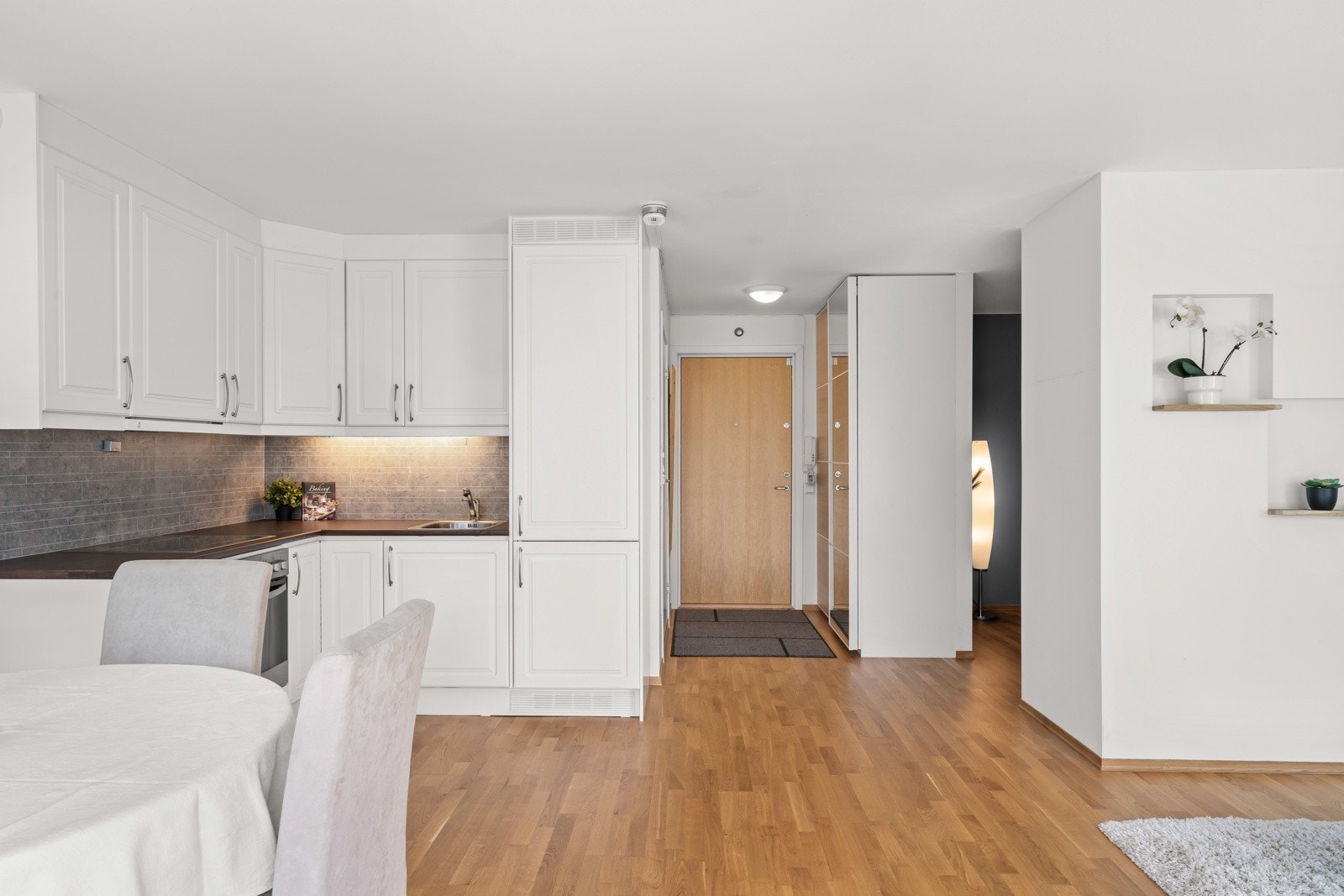 Leiligheten har fått TG0 og TG1 på samtlige punkter i tilstandsrapporten. Galleribilde