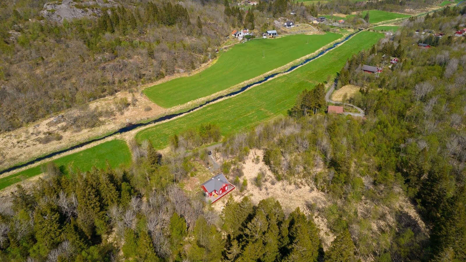 Flott natur i området Galleribilde