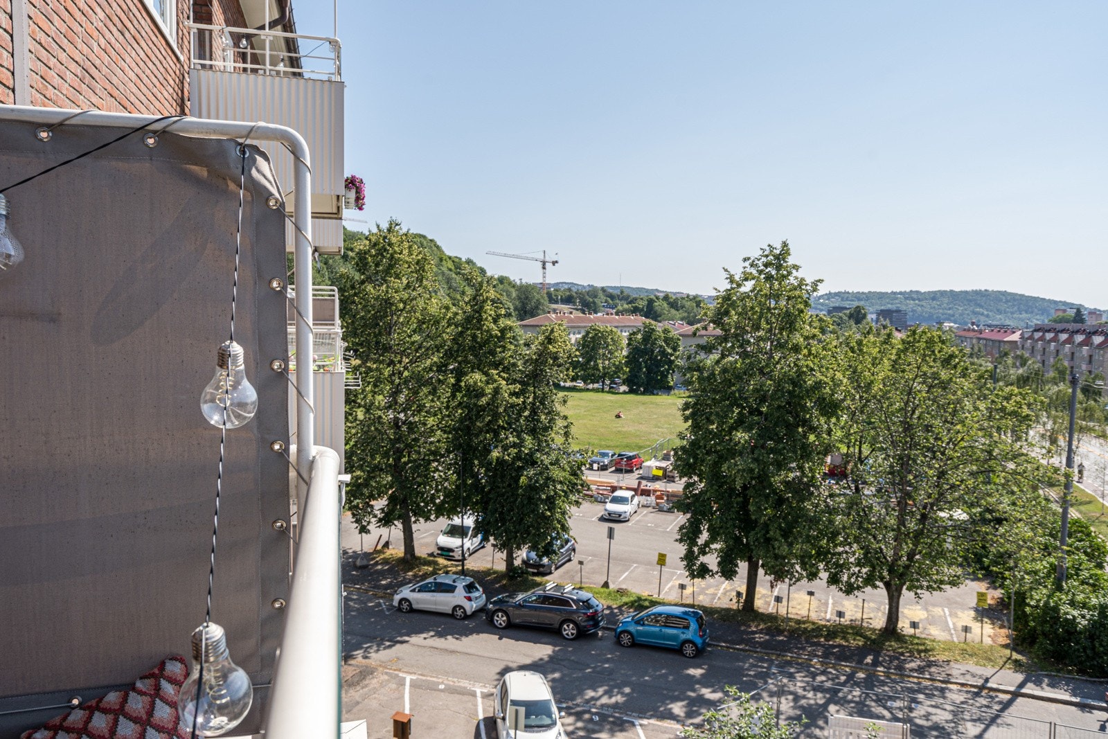 Utsikt fra balkongen. Galleribilde