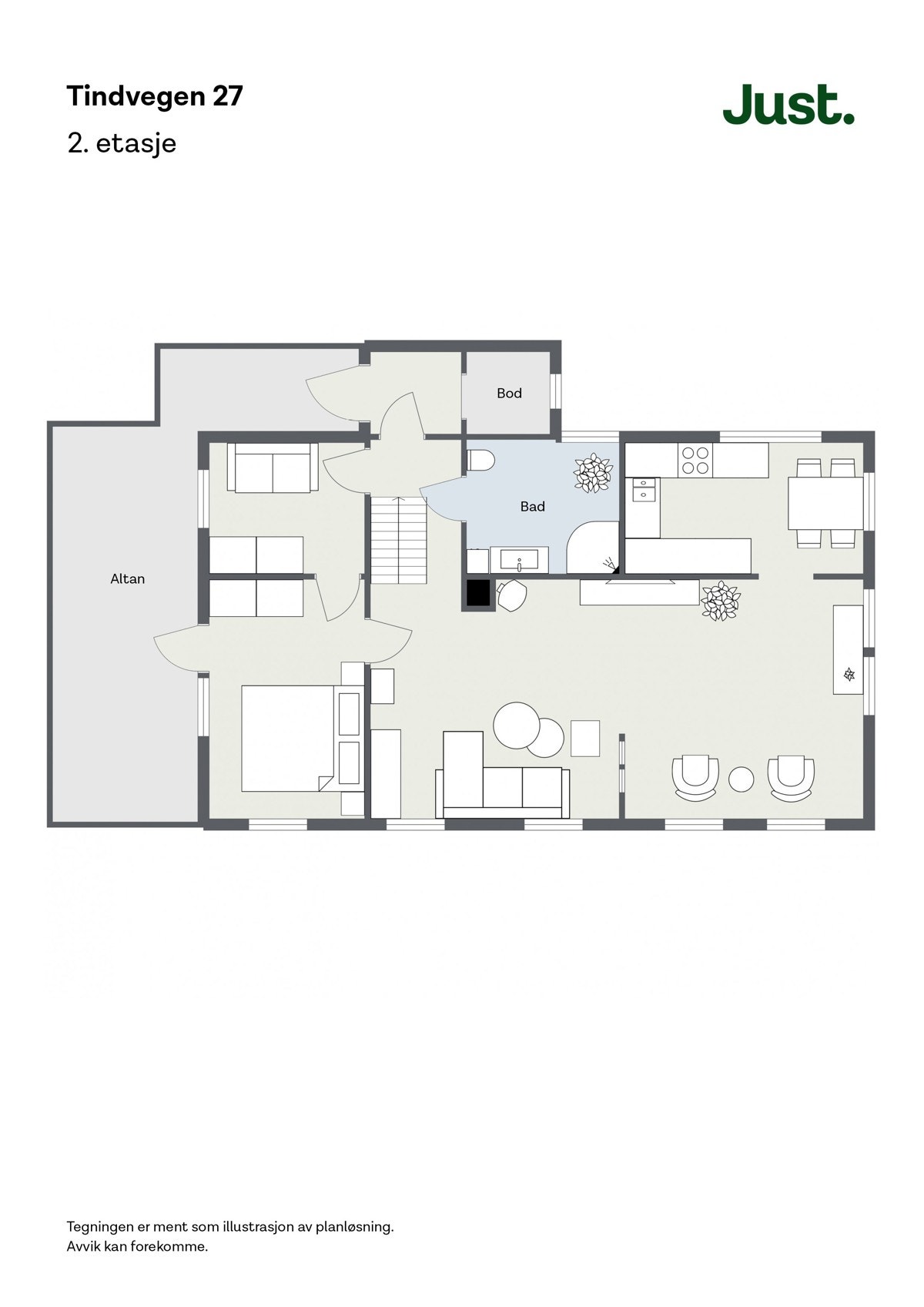 Planskisse 2.etasje Galleribilde
