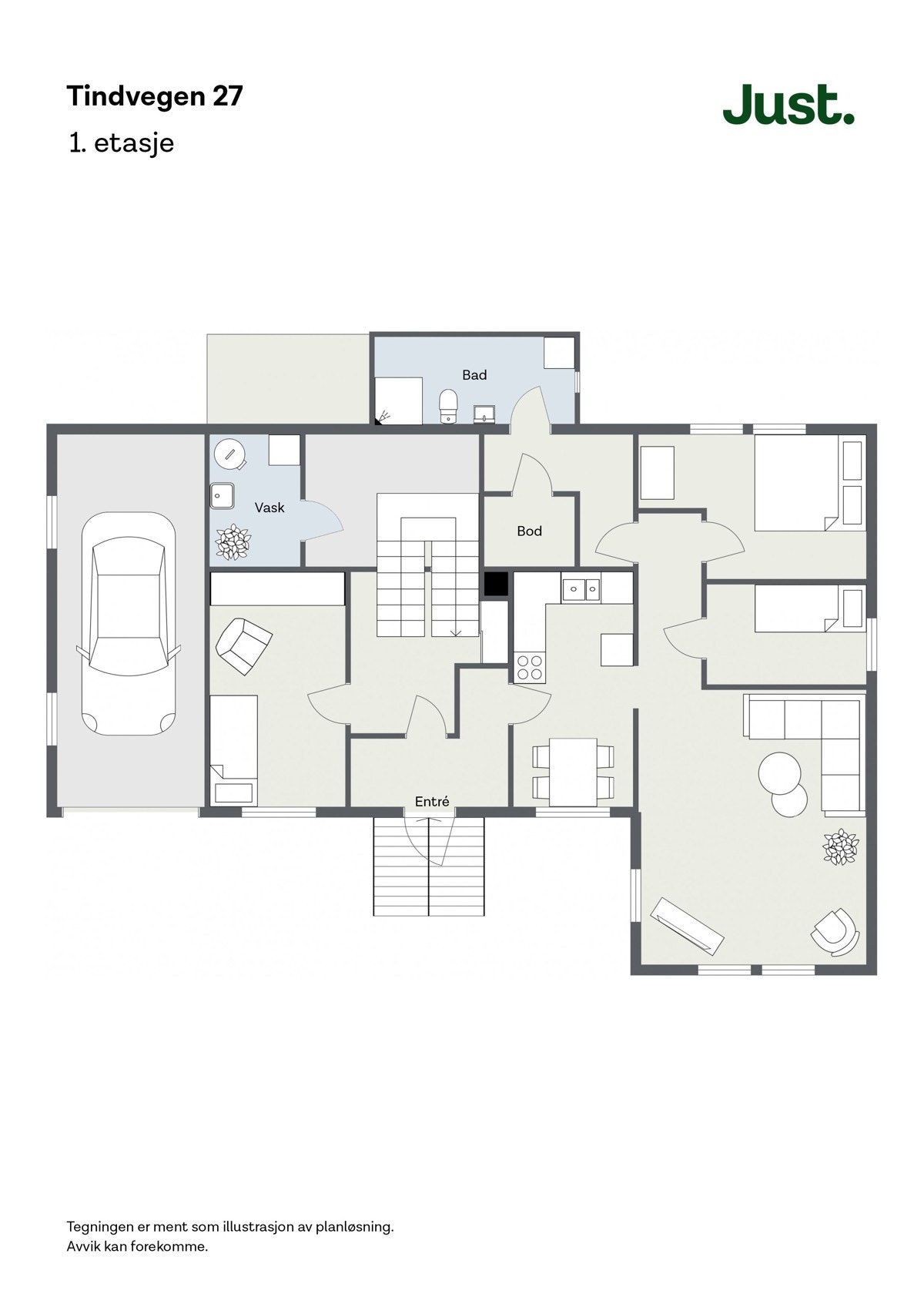 Planskisse 1.etasje Galleribilde