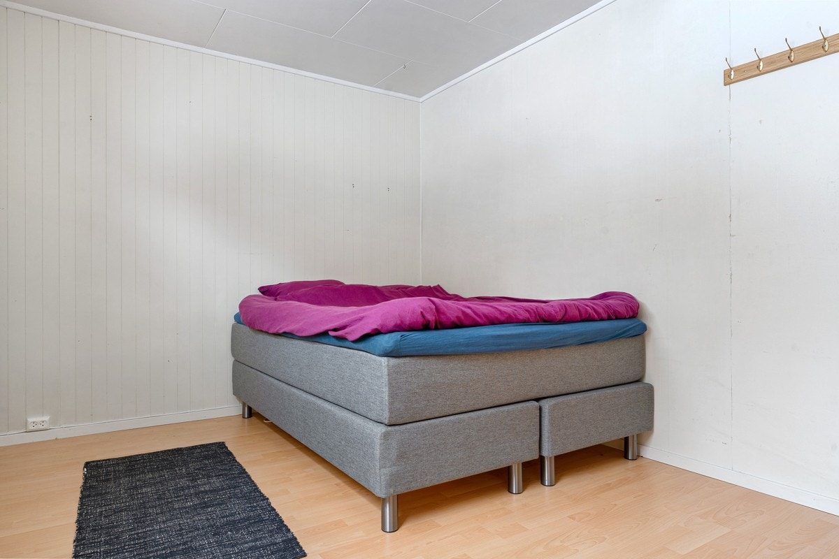 I utleieenheten er det totalt 2 soverom- her er hovedsoverommet Galleribilde