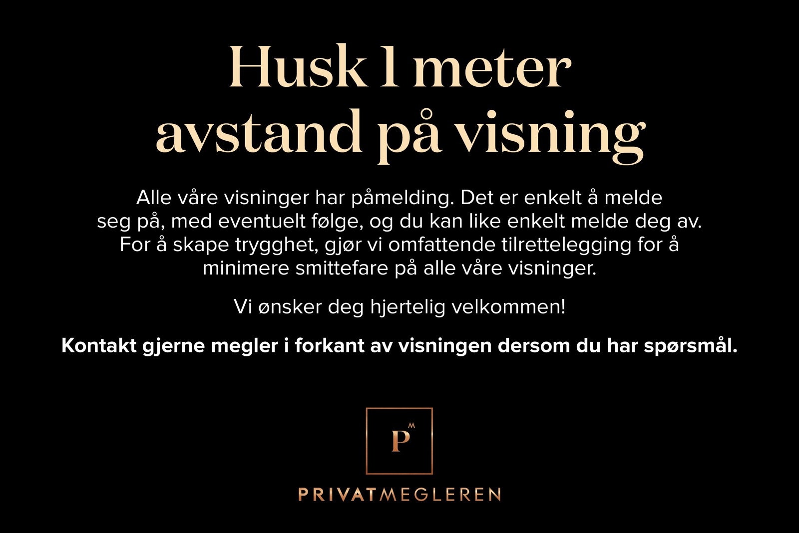 Informsasjon om visning. Galleribilde