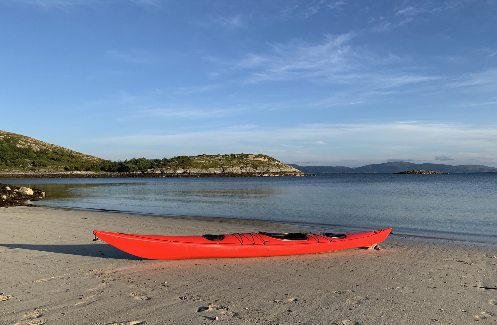 Gratis leie av kajakker ved medlemskap i idrettslaget. Galleribilde