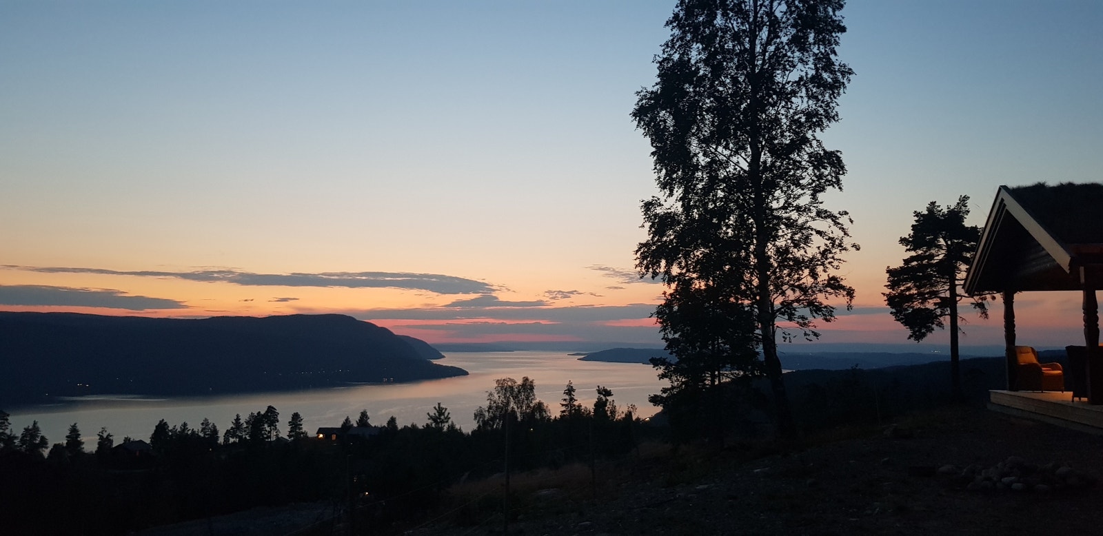 Utsikt fra hyttetomt Galleribilde
