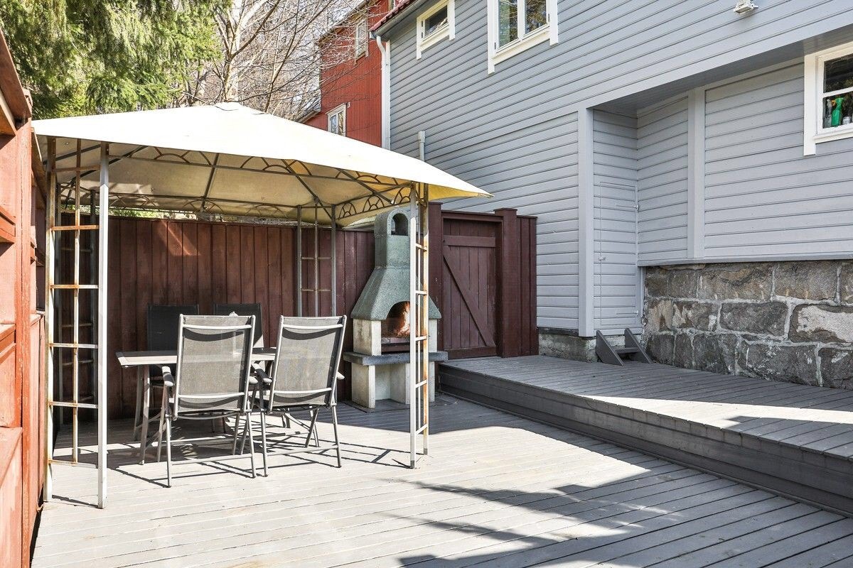 Den store verandaen på baksiden Galleribilde