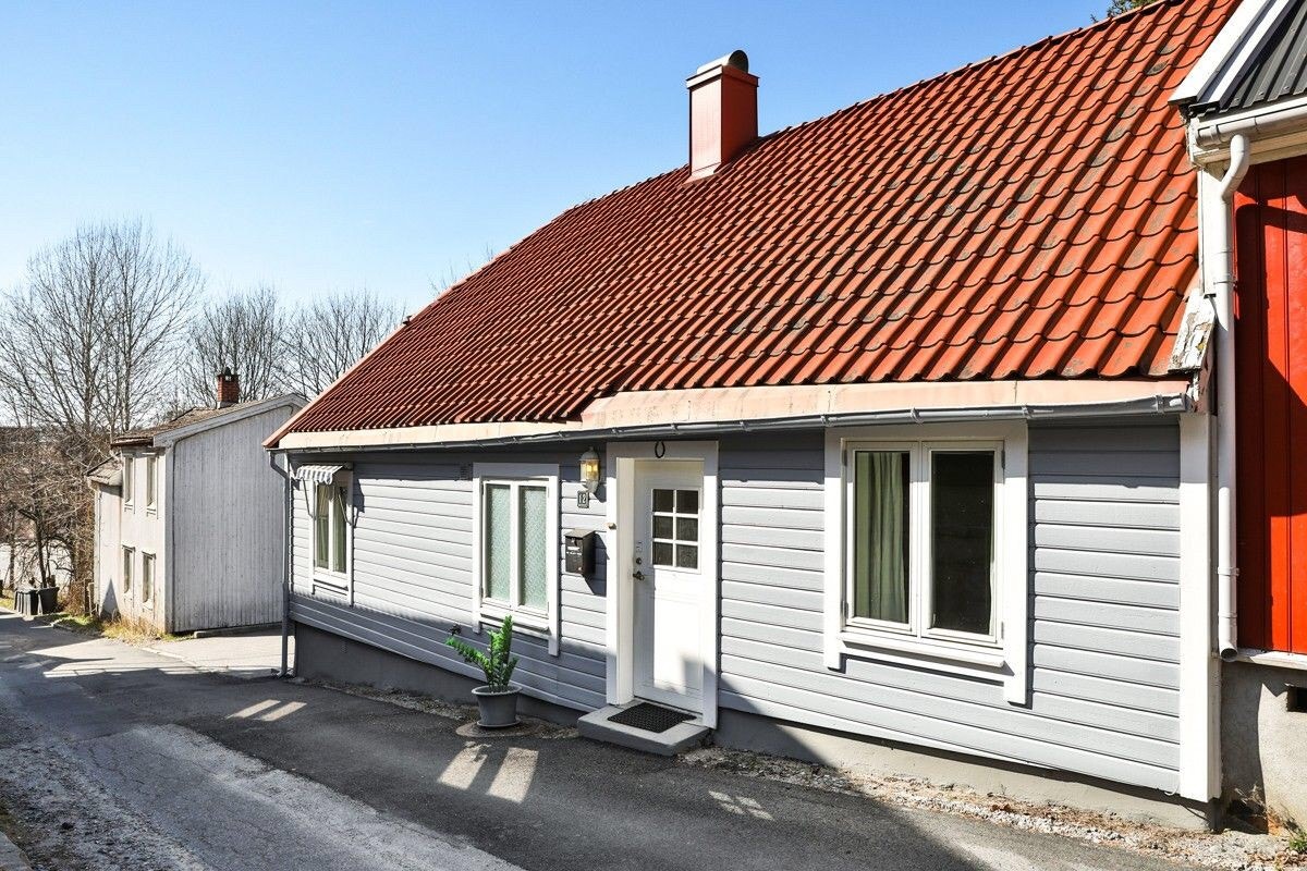 Huset sett utvendig forfra Galleribilde