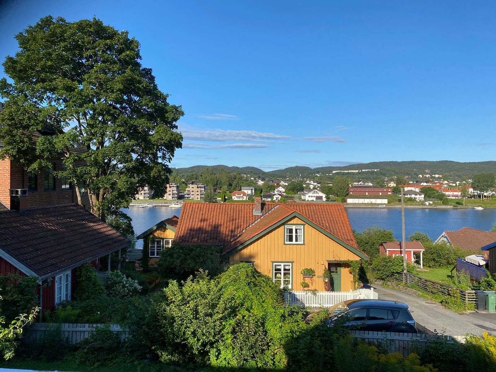 Utsikt fra terrasse Galleribilde