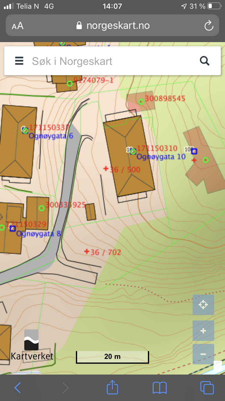 Skisse for tomt Galleribilde