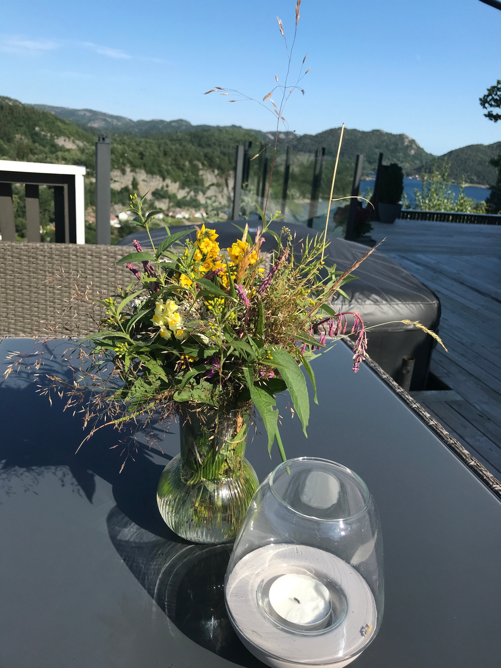 Nydelig uteplass Galleribilde