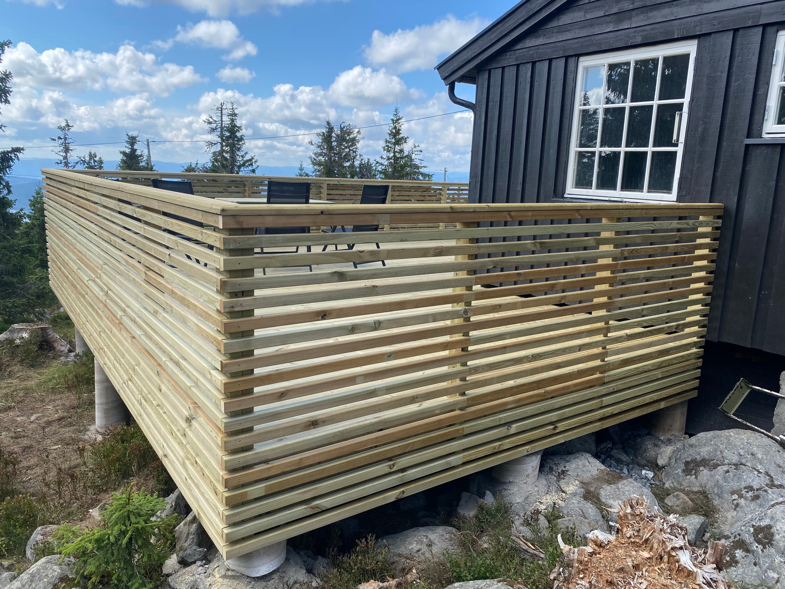 Ny terrasse på 42m2 august 2021 Galleribilde