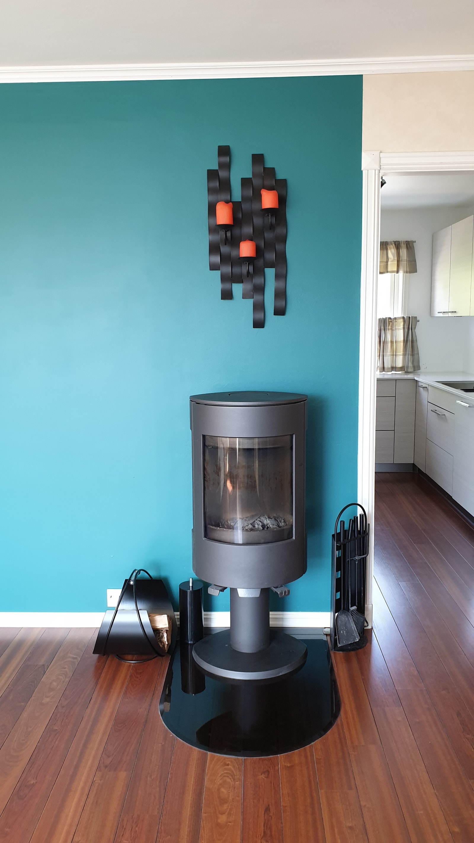 Peisovn på stue Galleribilde