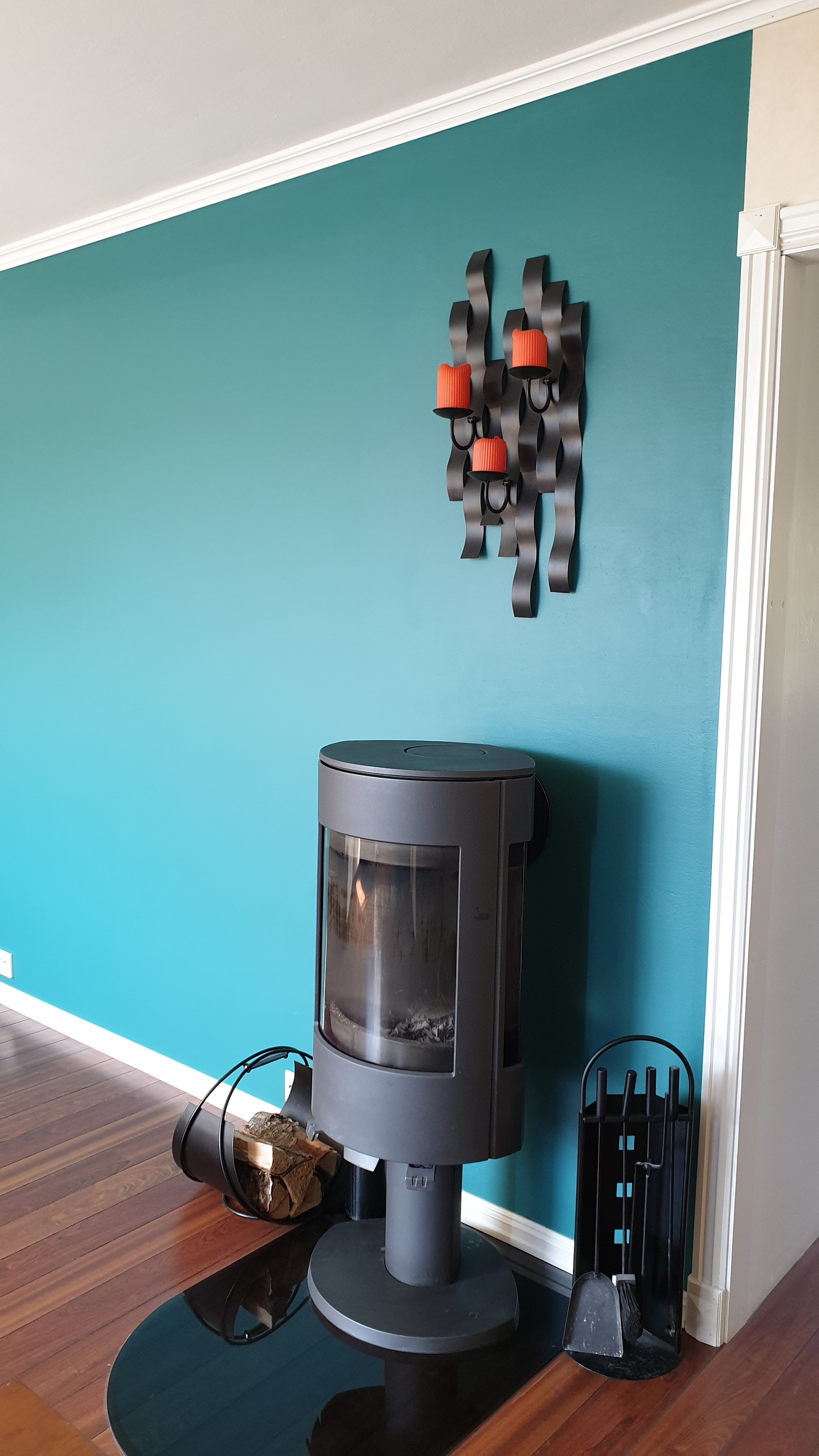 Peisovn på stue Galleribilde