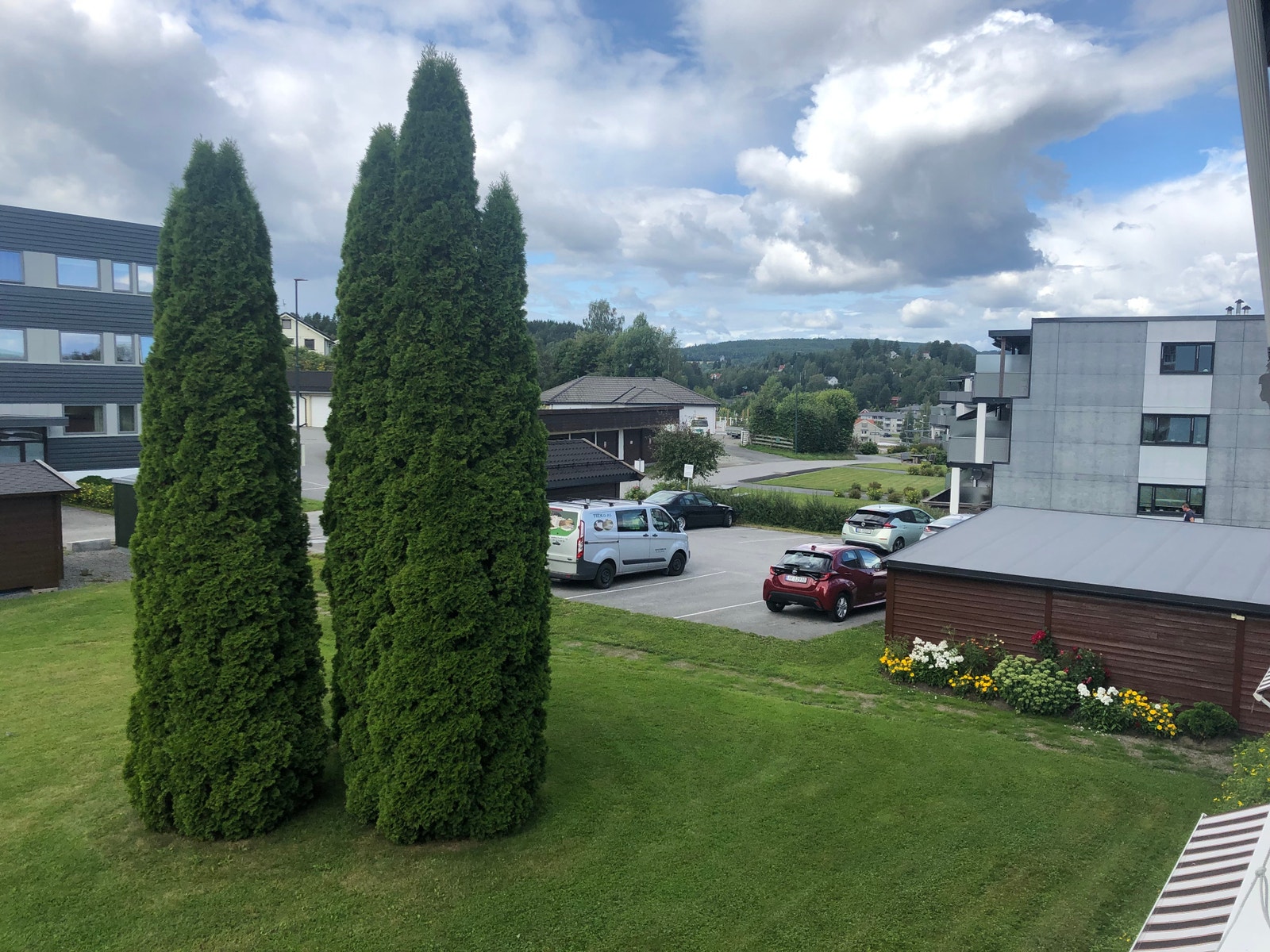 Utsikt fra veranda Galleribilde