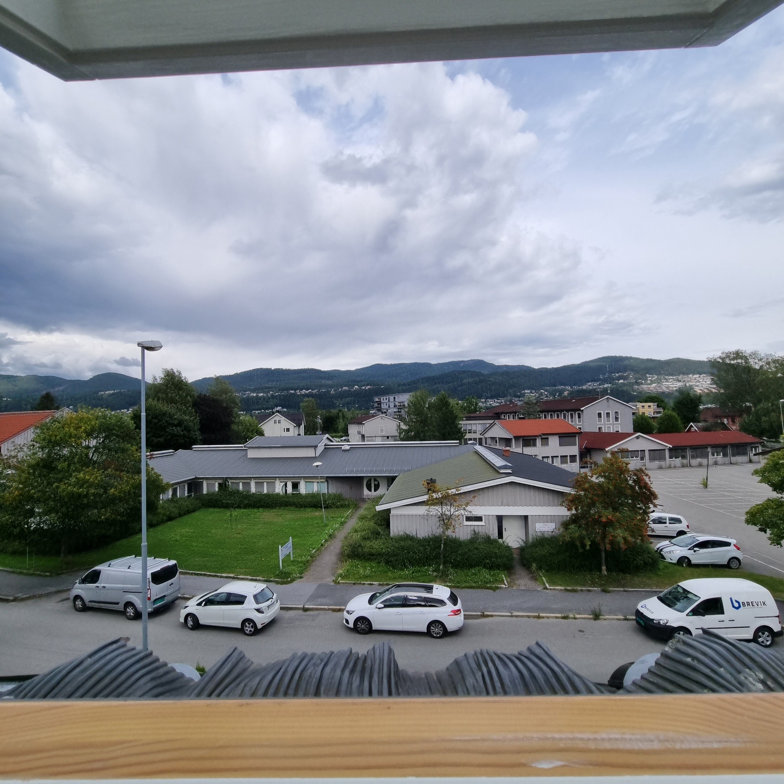 Utsikt vindu soverom Galleribilde