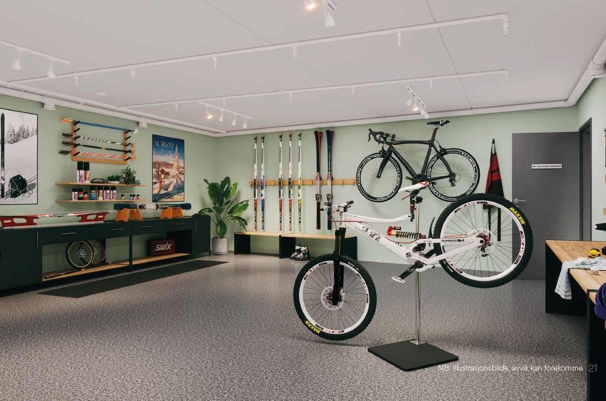 Sykkelverksted / smørebod i sameiet Galleribilde