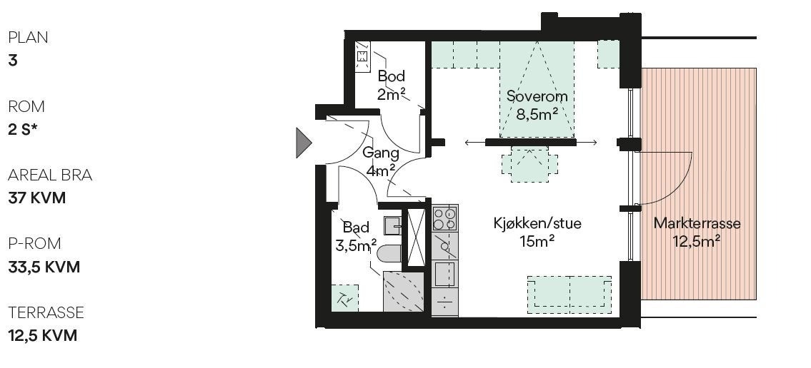 Plantegning Galleribilde