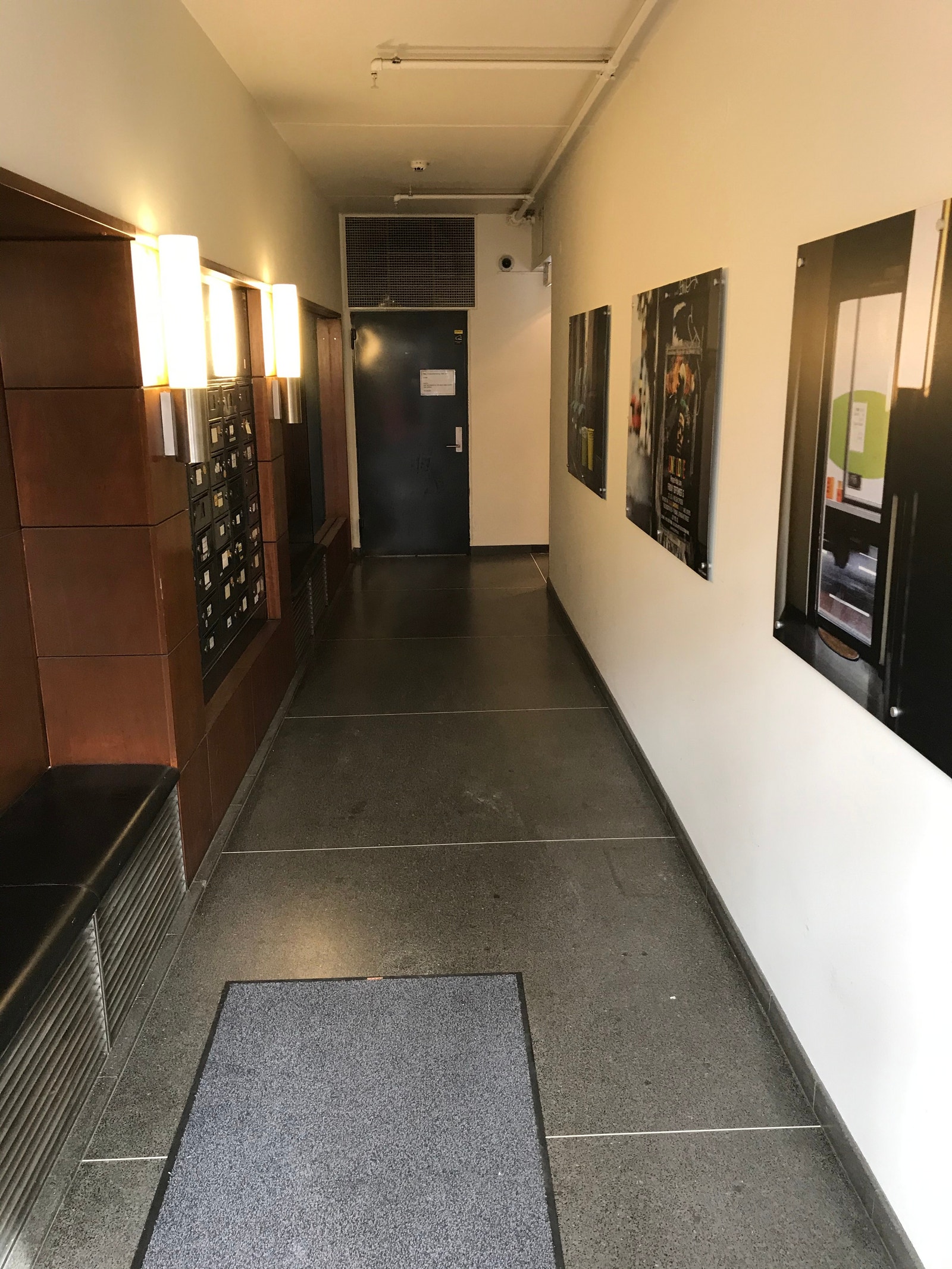 Fin moderne inngang Galleribilde