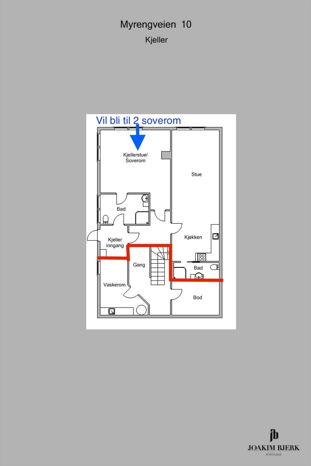 Plantegning Galleribilde