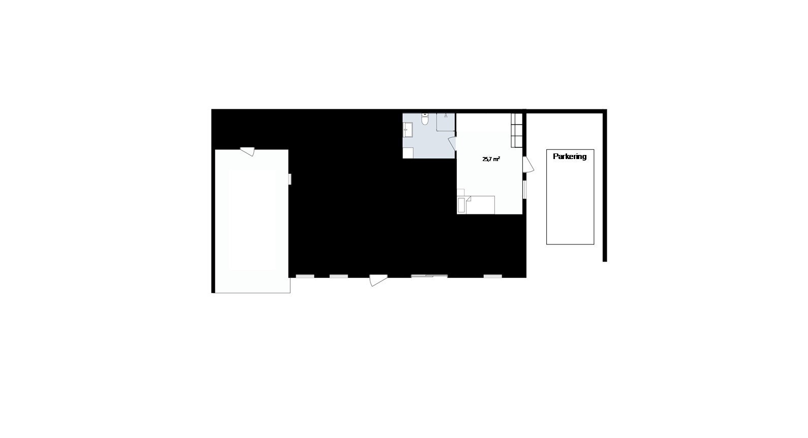 Ca. 26 m2 Galleribilde