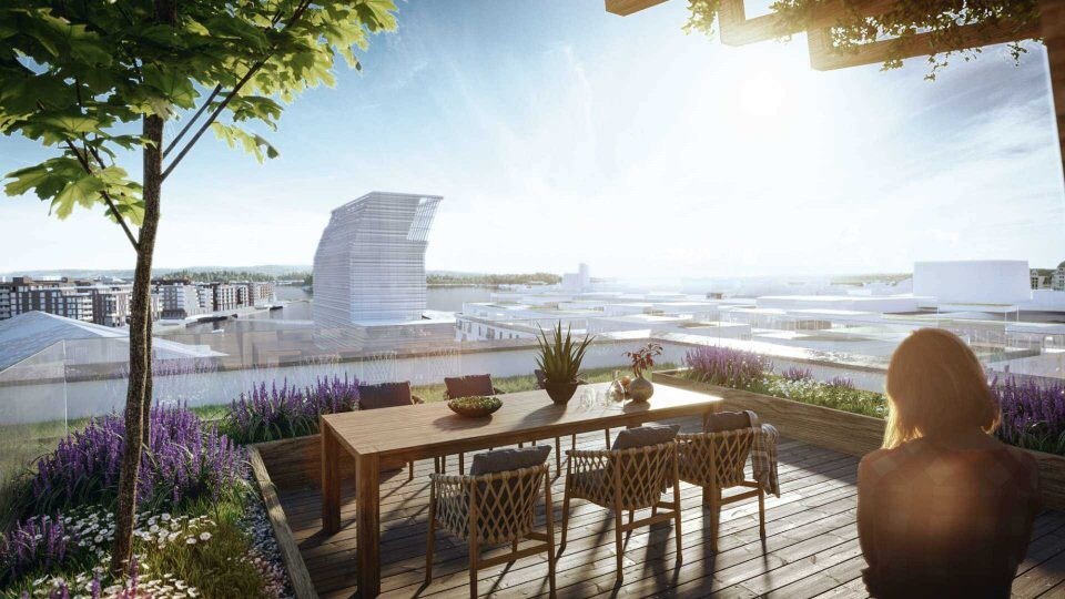 Tilgang til flere takterrasser Galleribilde