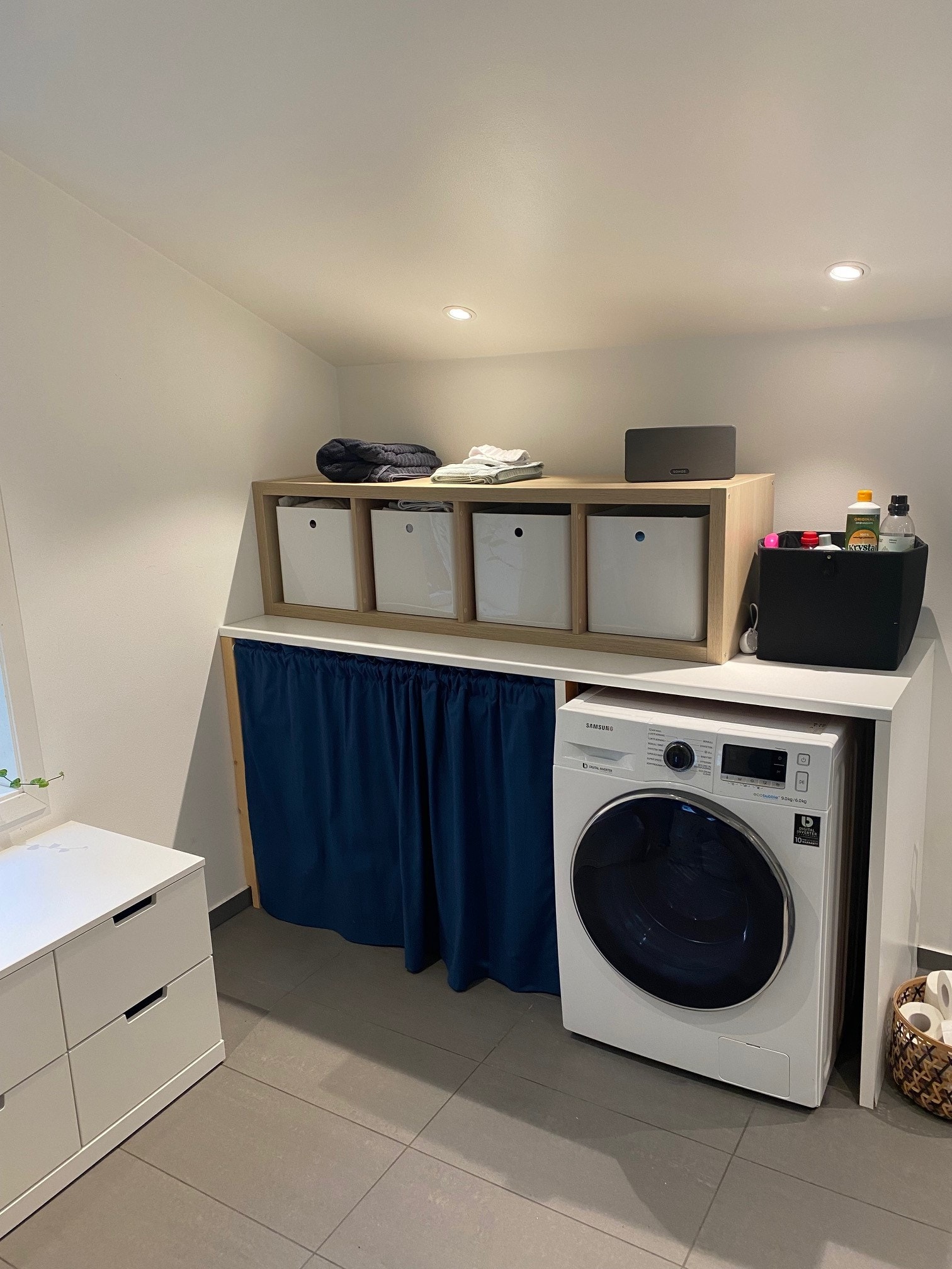 God lagringsplass og kombinert vask/tørk Galleribilde