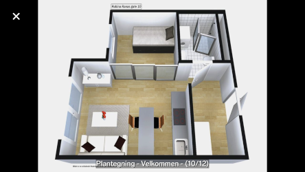 Planskisse Galleribilde