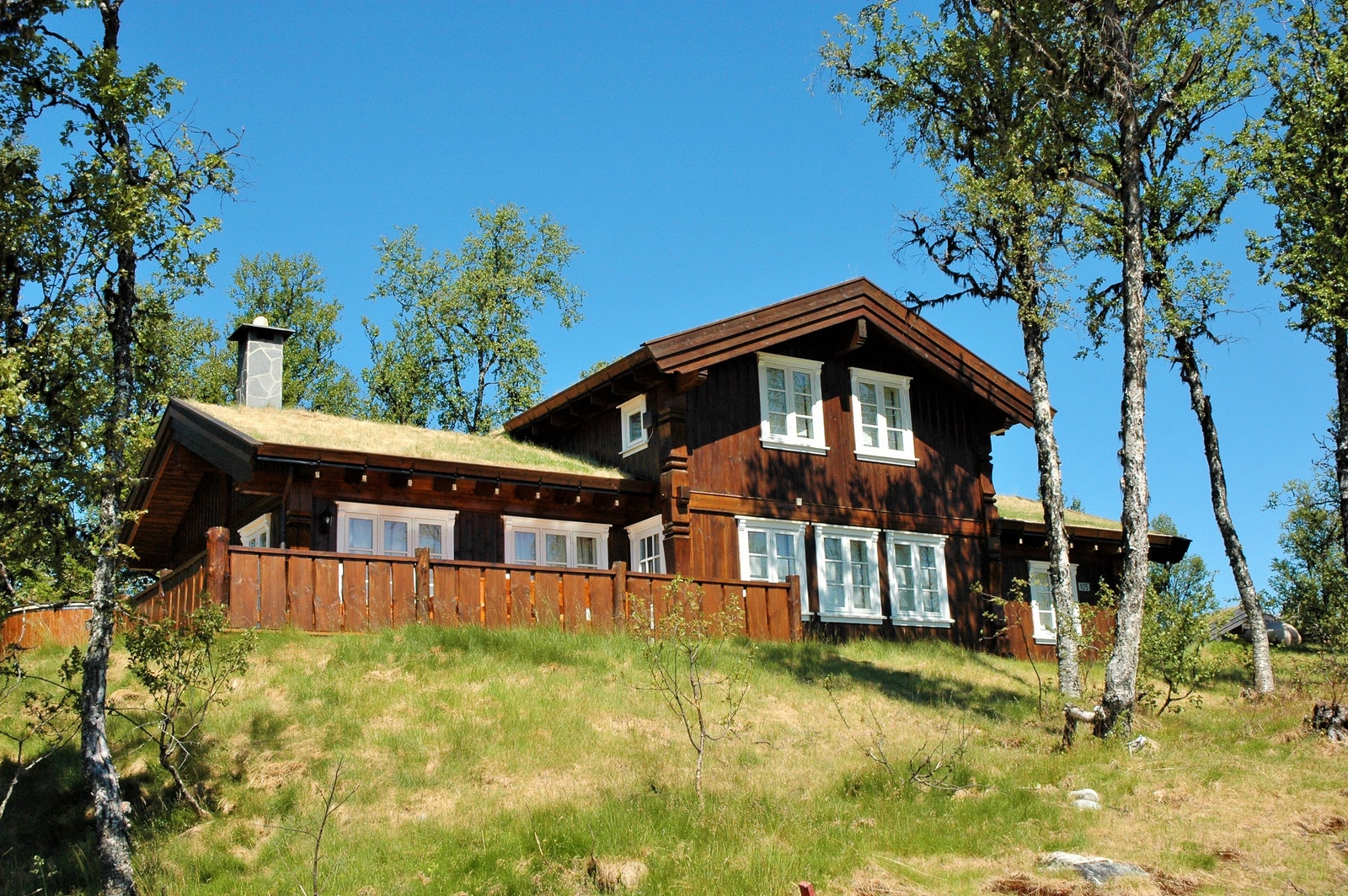 Eksempel på hyttemodell i hyttefeltet (stavlaft) Galleribilde