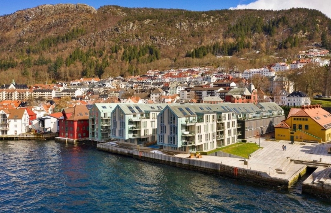 Fasade Sandviken Sjøfront Galleribilde