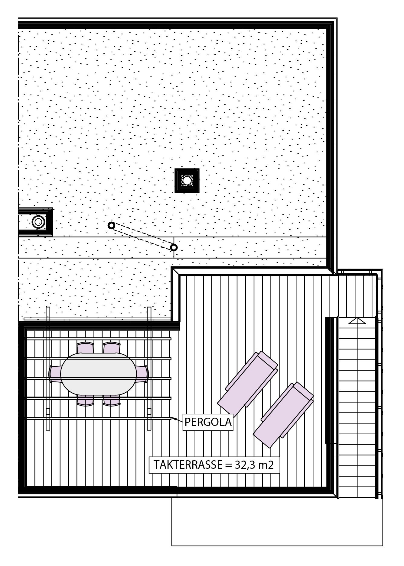 3. etasje (Takterrasse) Galleribilde