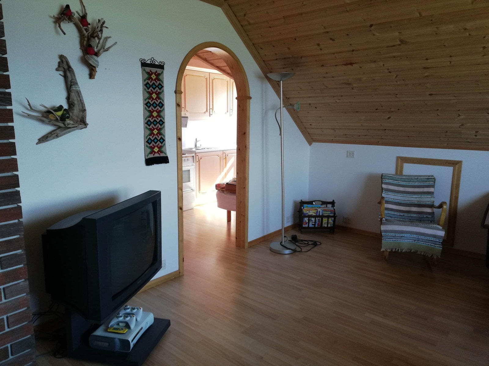 Loftstue med inngang fra kjøkken. Galleribilde