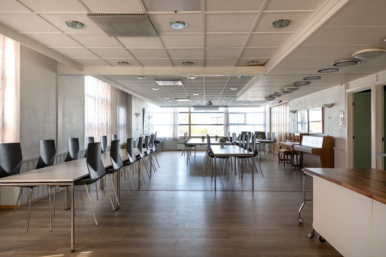 Borettslaget har felleslokaler for beboerne. Lokalrommet kan kan leies til ulike anledninger Galleribilde