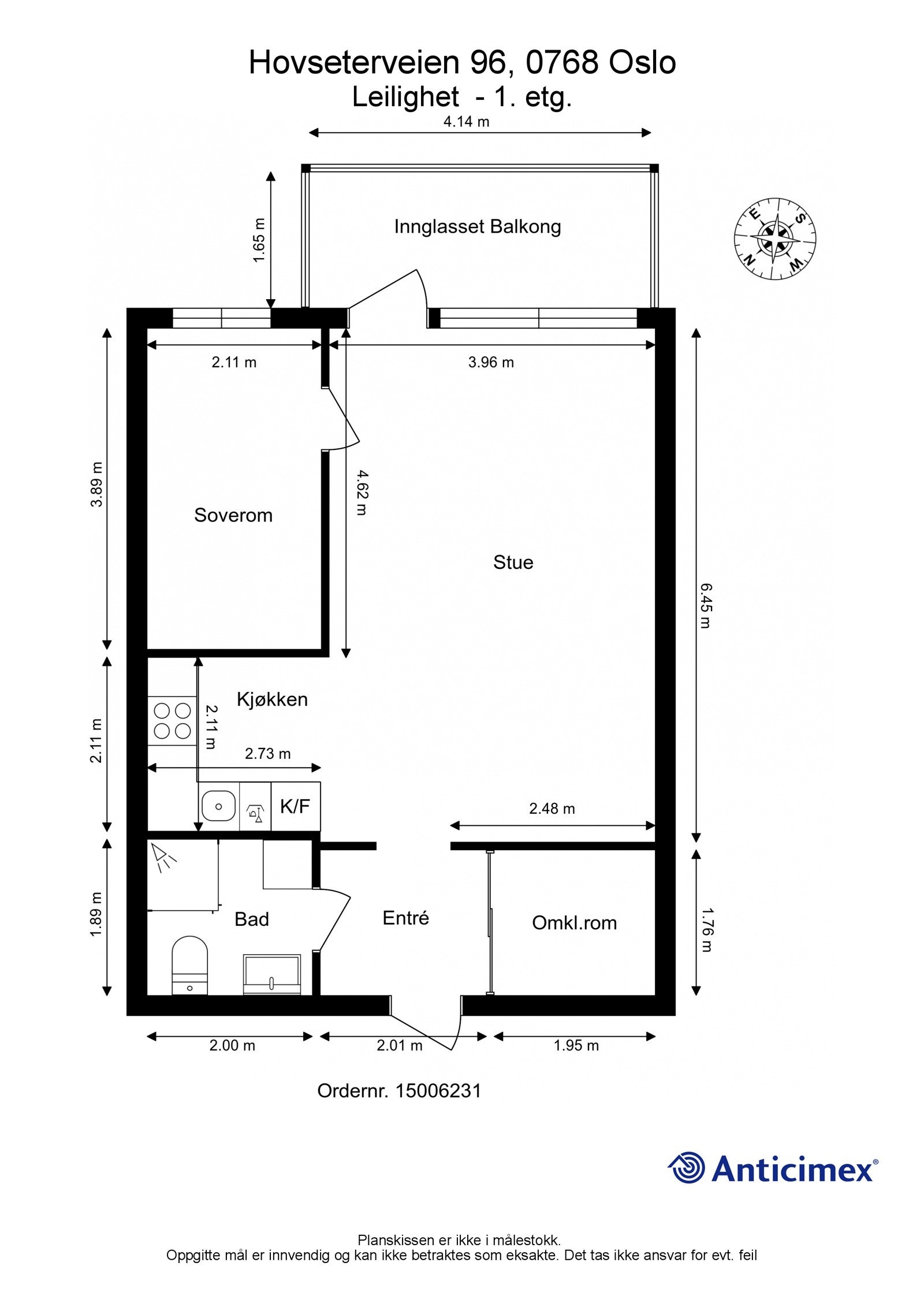 plantegning Galleribilde
